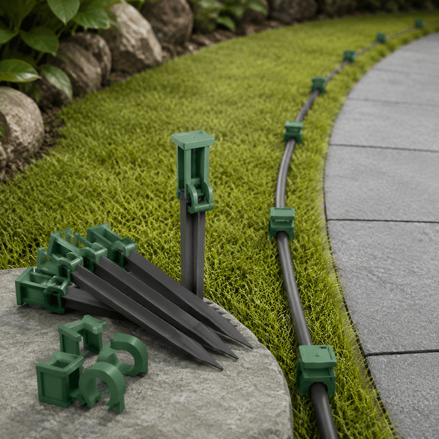 Ground Stake Cable Clip Set
